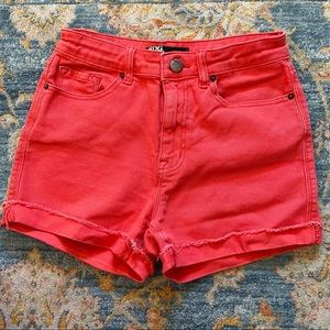 Orange BDG high rise shorts